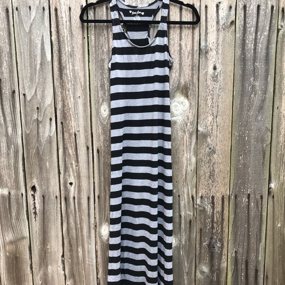 Just Love Dresses & Skirts - Black and Gray Maxi